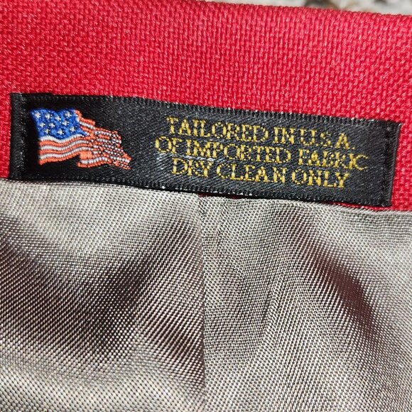 Hardwick Regent Red Blazer – Men’s 46 Long – USA Made - Picture 11 of 16